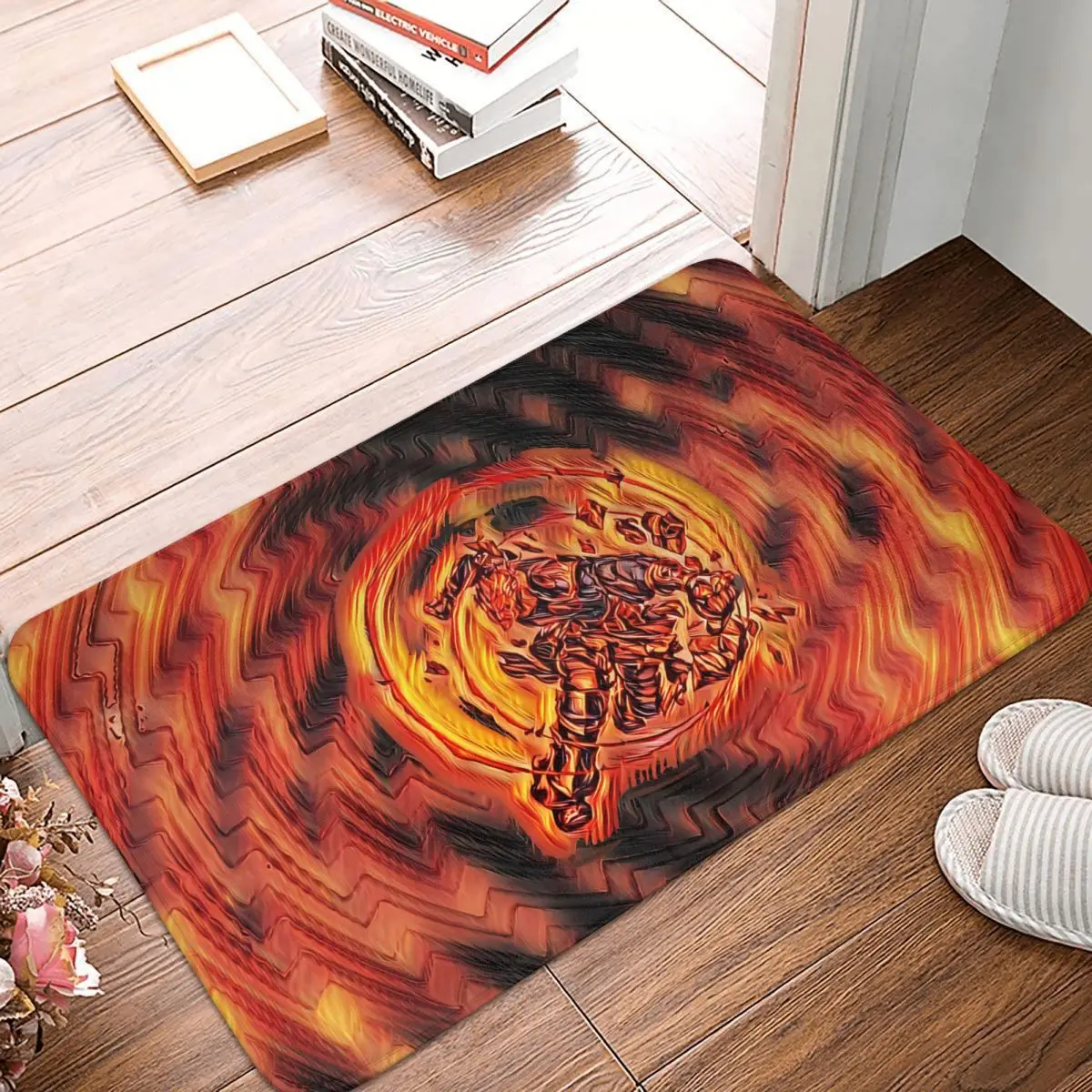 Non-slip Doormat New Fire Keeper Bath Bedroom Mat Prayer Carpet Indoor Pattern Decor