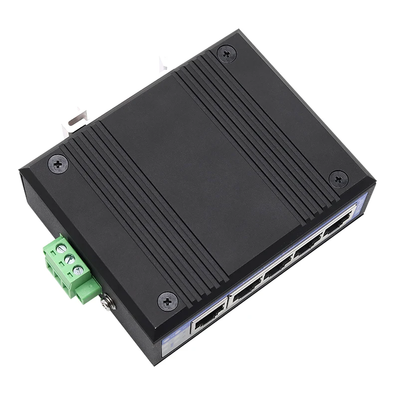 UOTEK 5 Ports 10/100M Unmanaged Ethernet Switch DIN-Rail Mounted  RJ45 Port Ethernet Switch UT-6405C