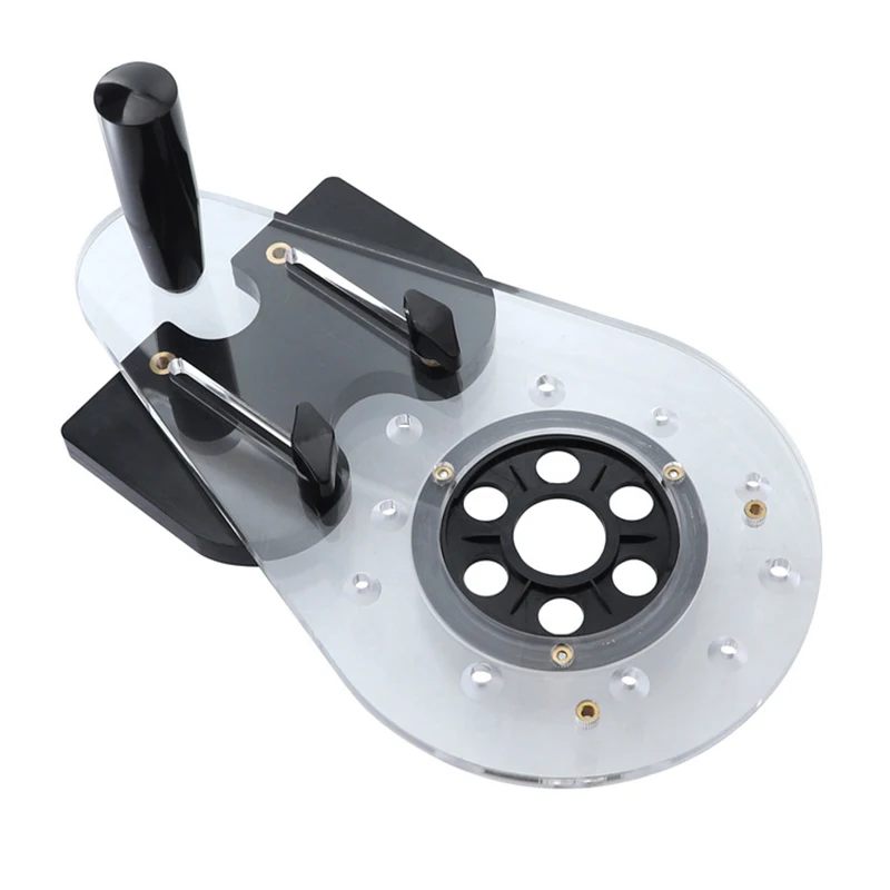 Woodworking Milling Machine Base Engraving Machine Trimming Machine Flip Plate Bottom Plate Slotting Trimming Drilling Locator