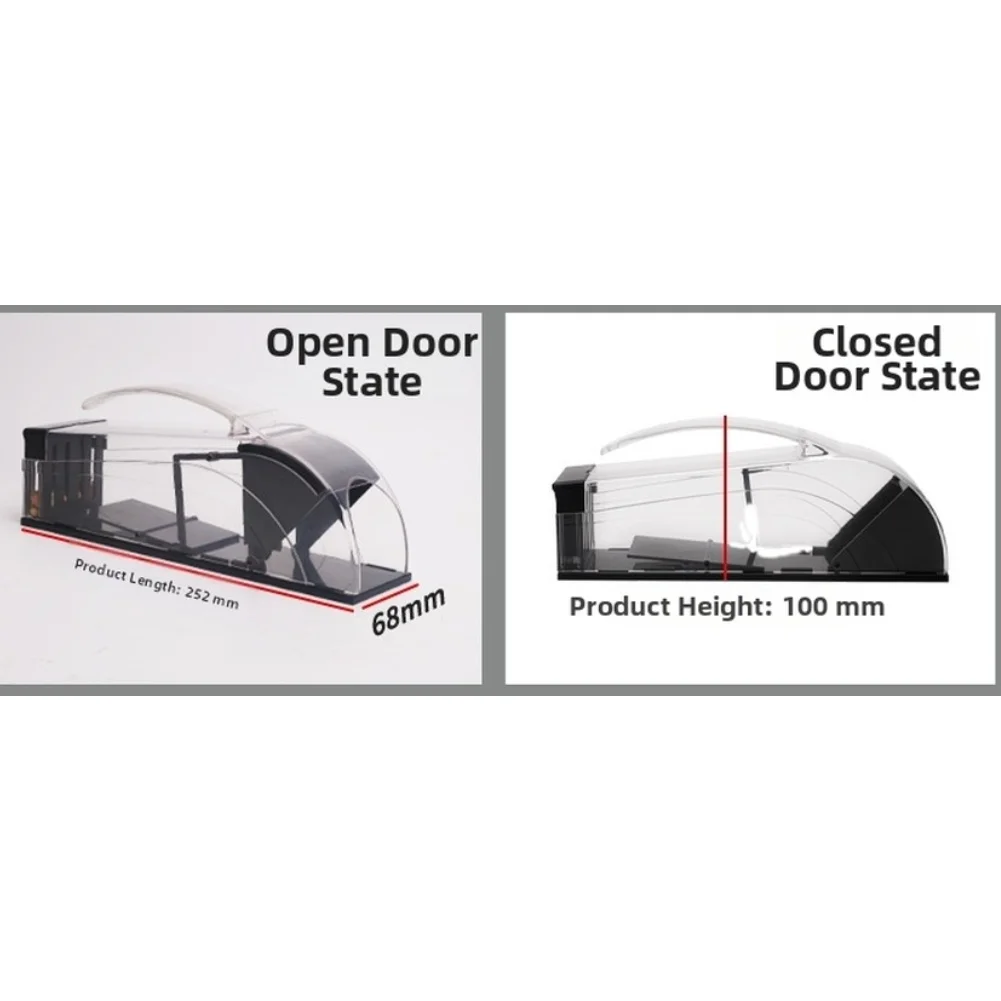 Automatic Flip Trap Animal Catcher Portable Lightweight Design Automatic Flip Mechanism Sensitive Trigger Pedal
