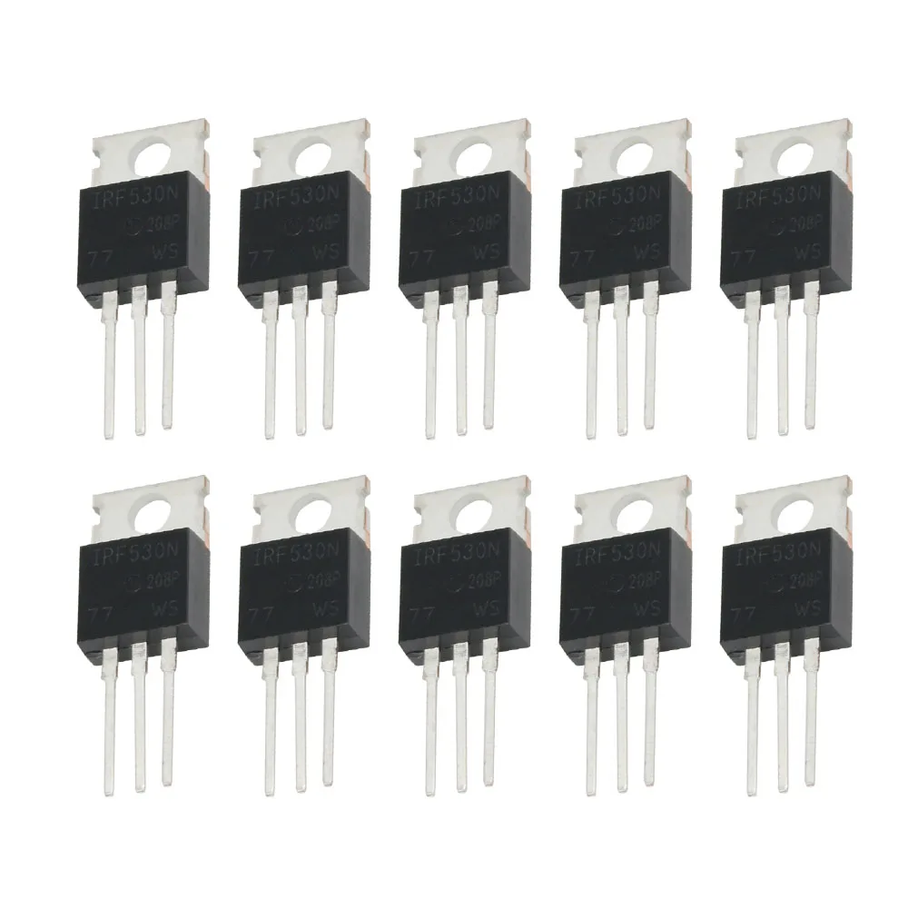 

10PCS MOSFET Transistor IRF1404 IRF1405 IRF4905 IRF540N IRF630N IRF9540 IRF640 IRF840 IRF530N TO-220 Field-Effect Transistor Kit