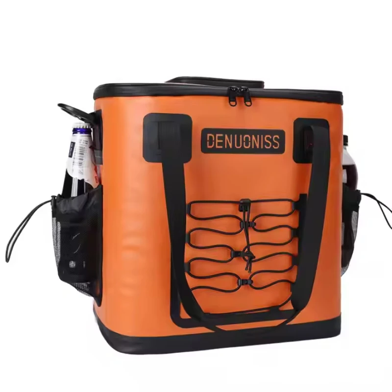 

Camping TPU Insulated Box Portable Fishing Hand Bill Shoulder Pack Outdoor Food Picnic Storage Waterproof Car Cooler Box