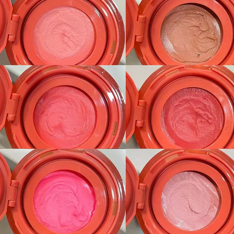 Cappuvini Miękki, gładki kremowy róż do policzków, rozświetlający, rozszerzający kolor, długotrwały, nawilżający tint do policzków, róż do twarzy, wysoki pigment