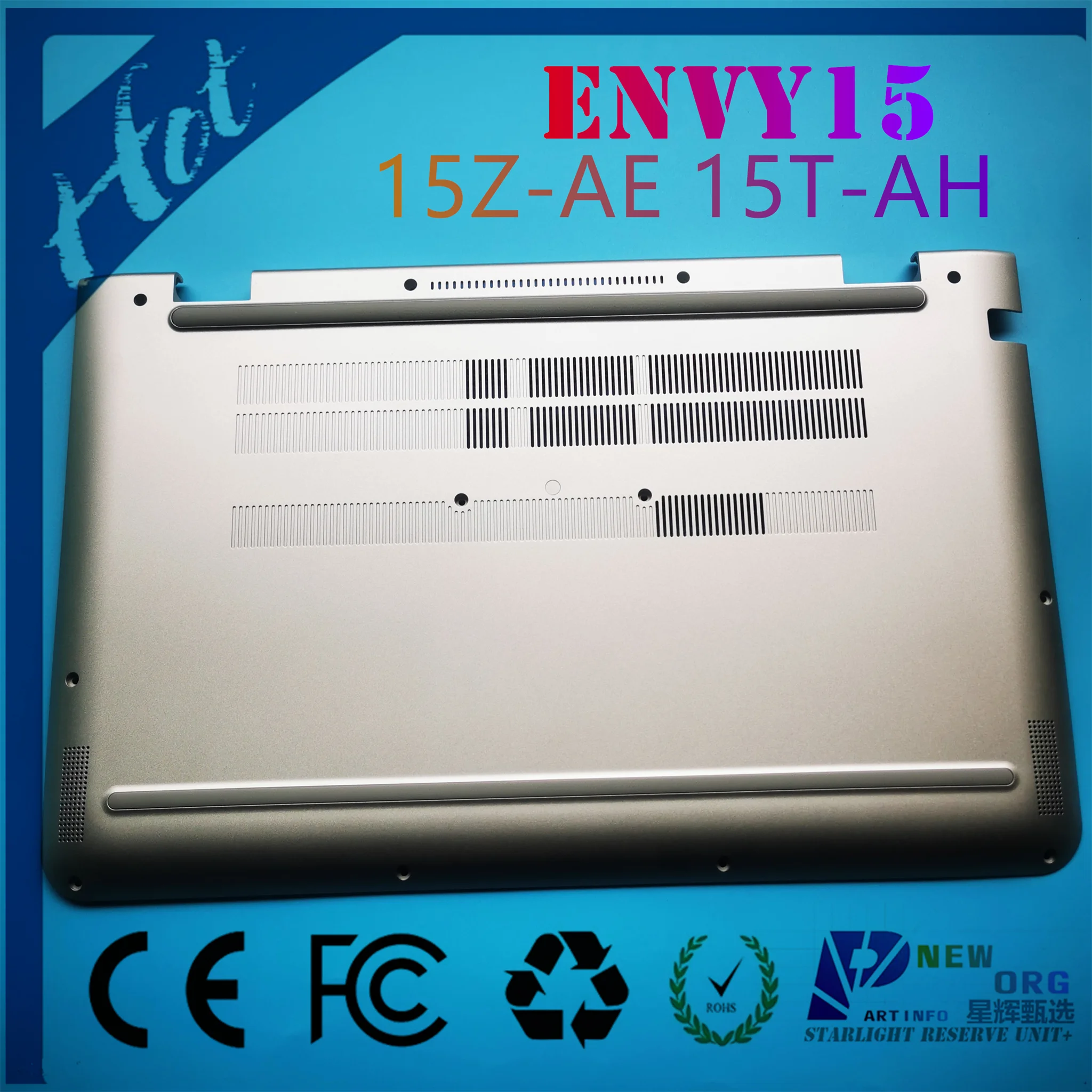 

NEW laptop Case for HP ENVY 15-AE 15-AH M6-AE M6-P TPN-C122 Laptop bottom base low case SLIVER 812672-001