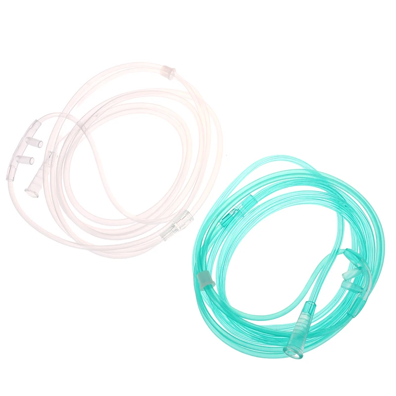 1PCS 1.5/1.8/3/4/5M Disposable Oxygen Tube Double Nasal Oxygen Tube Independent Packing Medical Care Machine Breathing Cannula