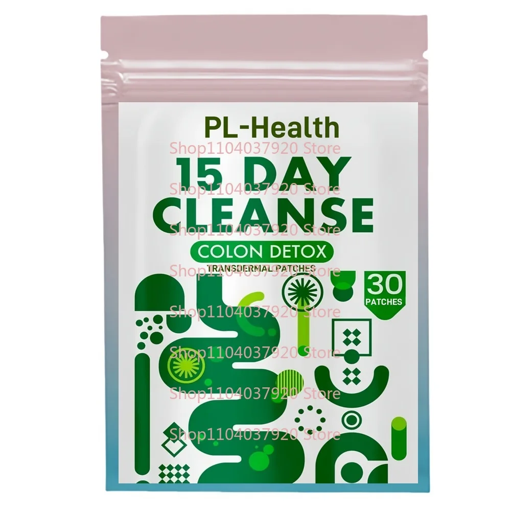 

30 Patches Cleanse,Colon Detox and Gut Health Transdermal Patches for Women and Men