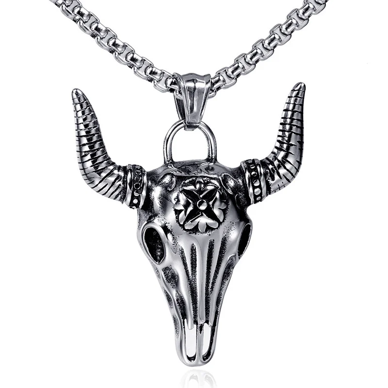 New Fashion Animal Pendant Necklace for Men - Lion/Tiger/Leopard Stainless Steel Hip Hop Jewelry Wholesale