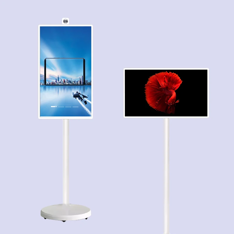 

32Inch HD Live Streaming Machine Smart TV Touch Screen WIFI Lcd Monitors By-Me With Built-in Battery Moveable Stand Lcd Monitors