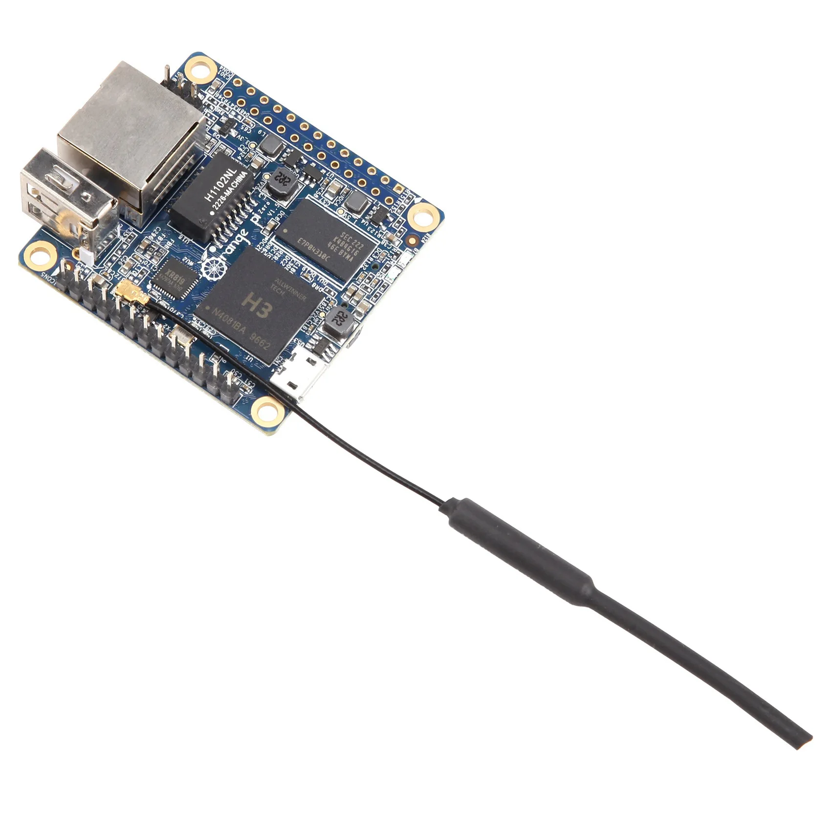 A56XQ für Orange Pi Zero LTS 512 MB H3 Quad-Core-Entwicklungsboard, Open-Source-Single-Board-Computer, läuft mit Android 4.4, Ubuntu
