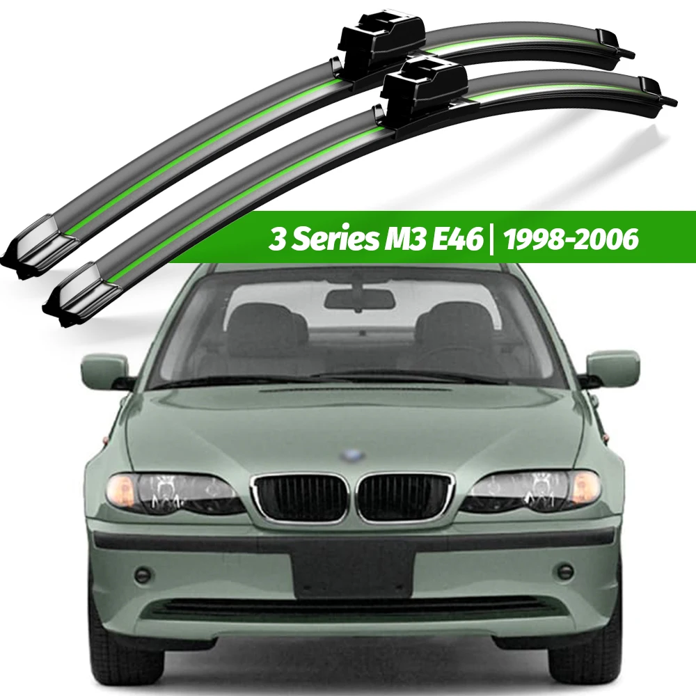 Wiper LHD Front Wiper Blades For BMW 3 Series M3 E46 1998 - 2006 Windshield Windscreen Window Car Rain Brushes 22\