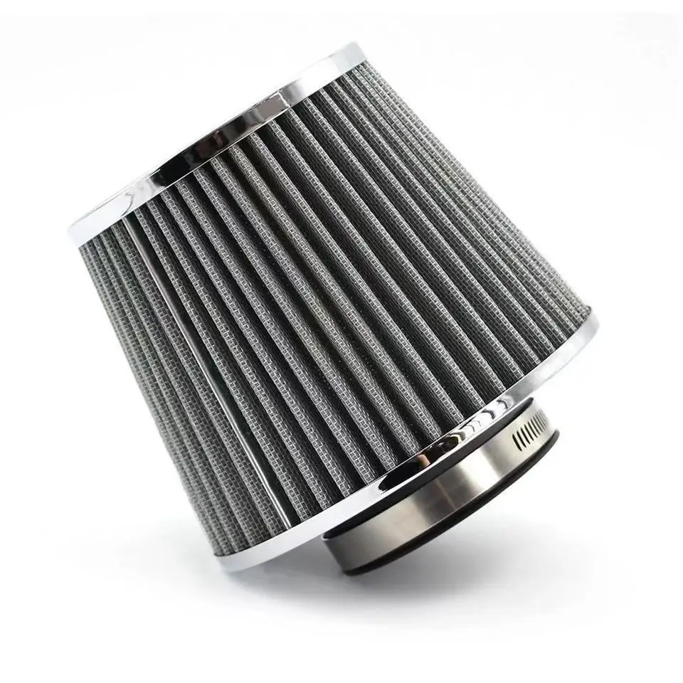 

3 Inch Car Air Filters Single 76MM Vehicle Gear Vent Mesh Filter with Improved Flow Intake Kit Engine Guard for Automotive