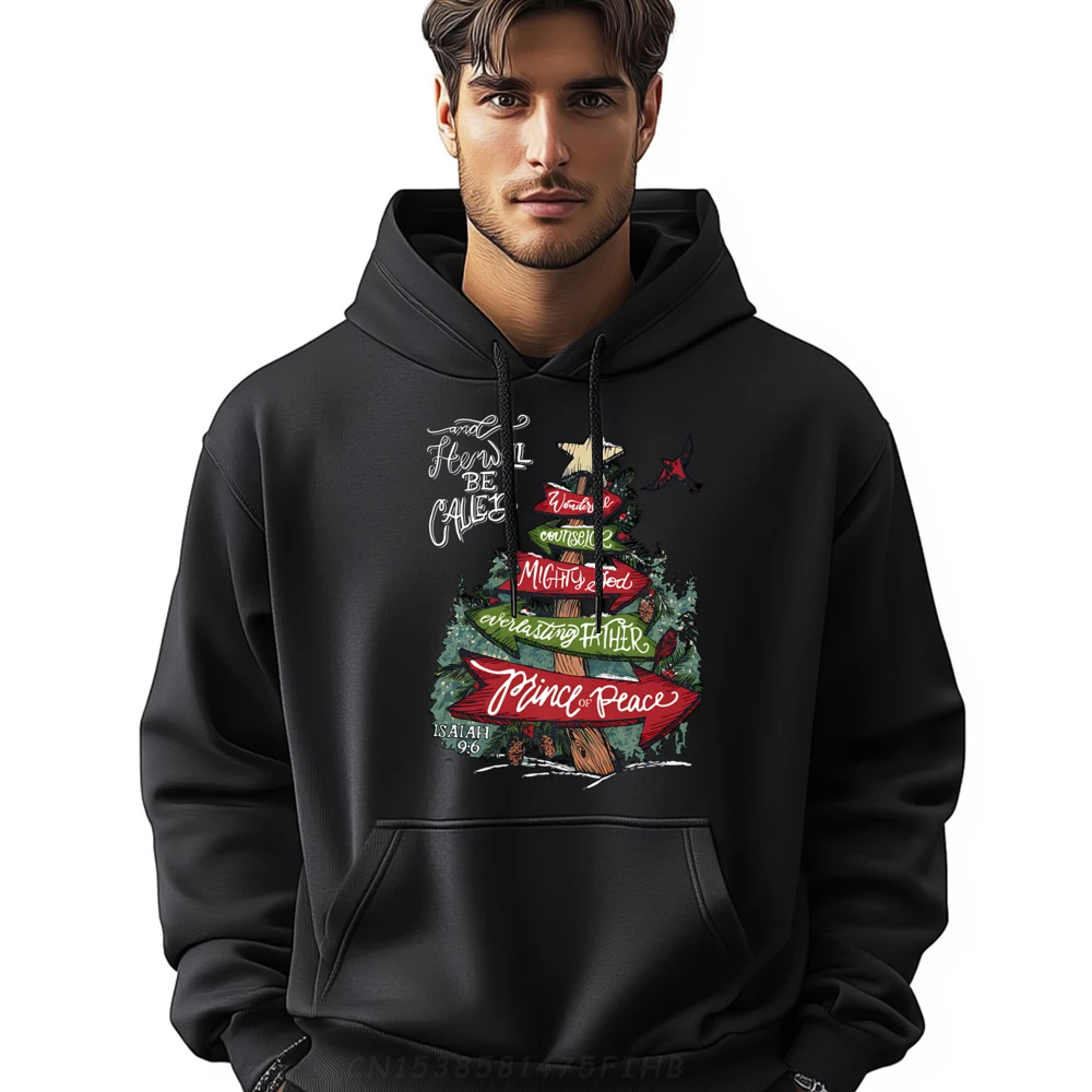 

Christian Sweatshrt Long Sleeve Funny Graphic Men Christmas Hoodies Funny Sweatshirts Round Collar