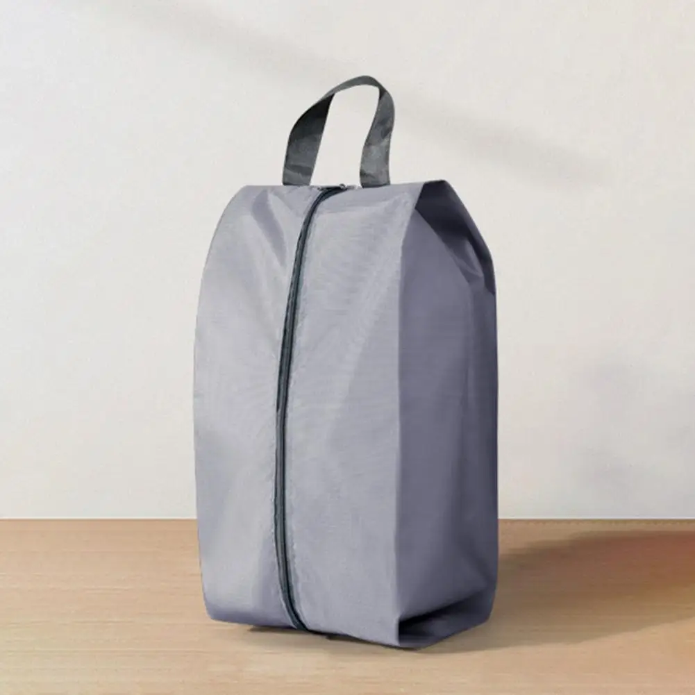 Convenient Travel Shoes Bag Zipper Closure Polyester Shoe Storage Bag Basketball Football Shoes Storage Bag