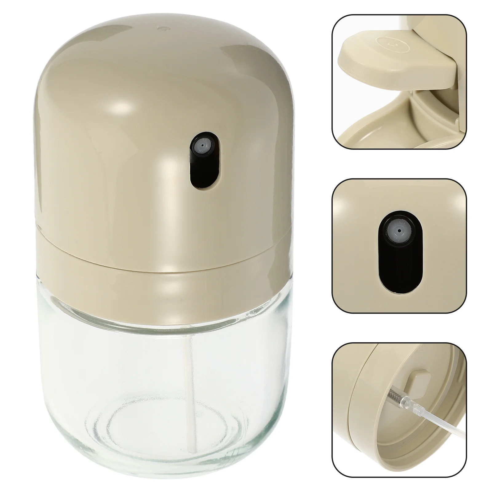 

Large Capacity Automatic Open Close Oil Bottle Dual Use Oil Dispenser Sprayer Pourer Kitchen Sauce Vinegar Container Reusable