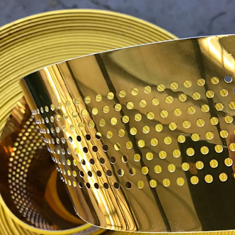 Side light Perforated LED Channel Letter Strip Aluminum Coil Penetrating Handmade Luminous Sign Making Material  Letter Edge