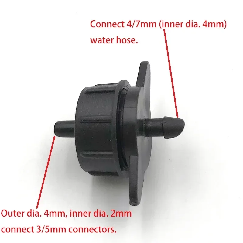 10pcs Adjustable Sprinkler Garden Irrigation Misting Micro Flow Dripper Drip Head 8L Current Stabilizer