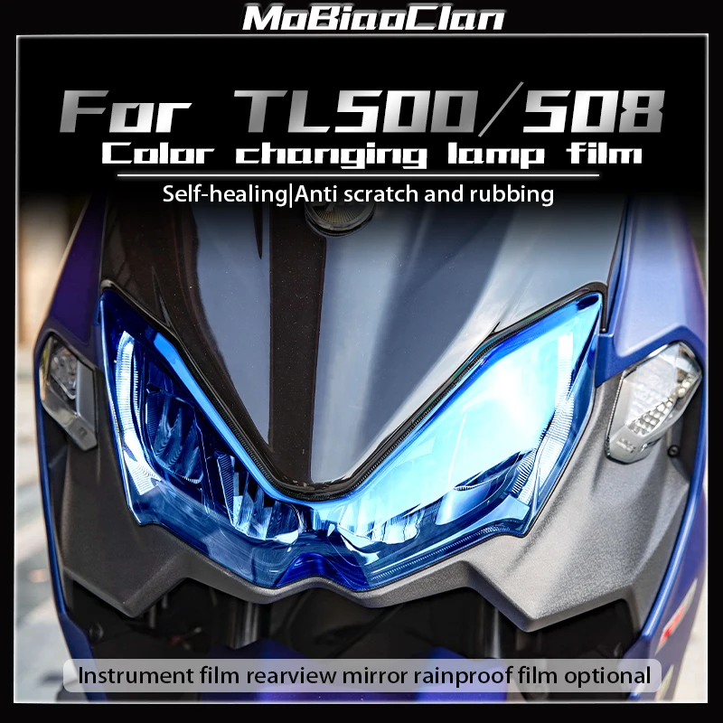 

For SYM TL500 TL508 Transparent Protective Film Accessories Headlight And Taillight Speedometer Stickers