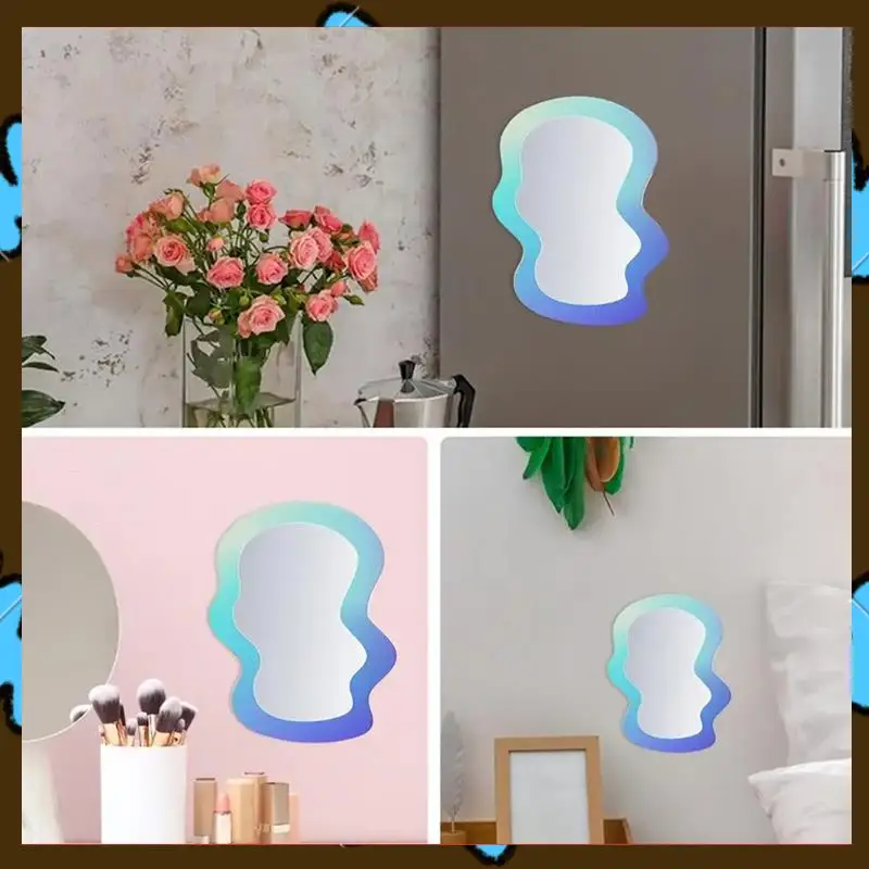 Promotion! School Locker Mirrors Acrylic Locker Mirrors With Magnetic Backing Locker Accessories Mirrors Personal Makeup Mirrors