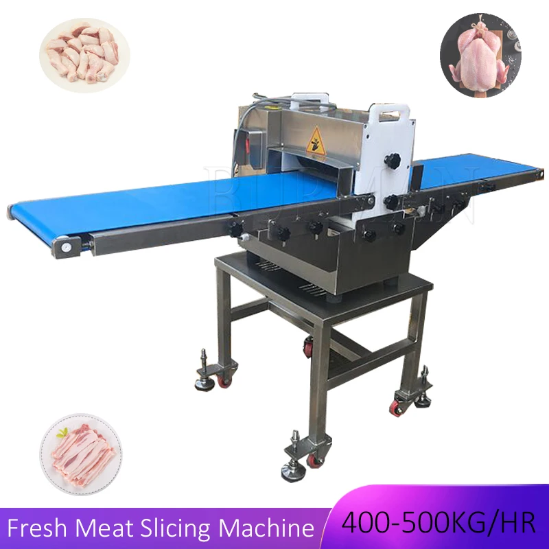 Commercial Meat Cutter Machine Fresh Meat Slices Cut Silk Stainless Steel Meat Slicer