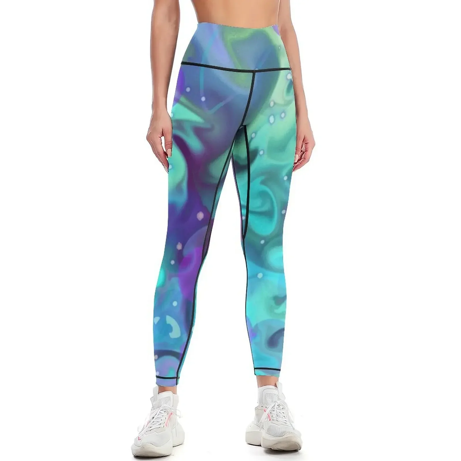 

Sea Witch Leggings sports tennis for for fitness sports for workout shorts Womens Leggings