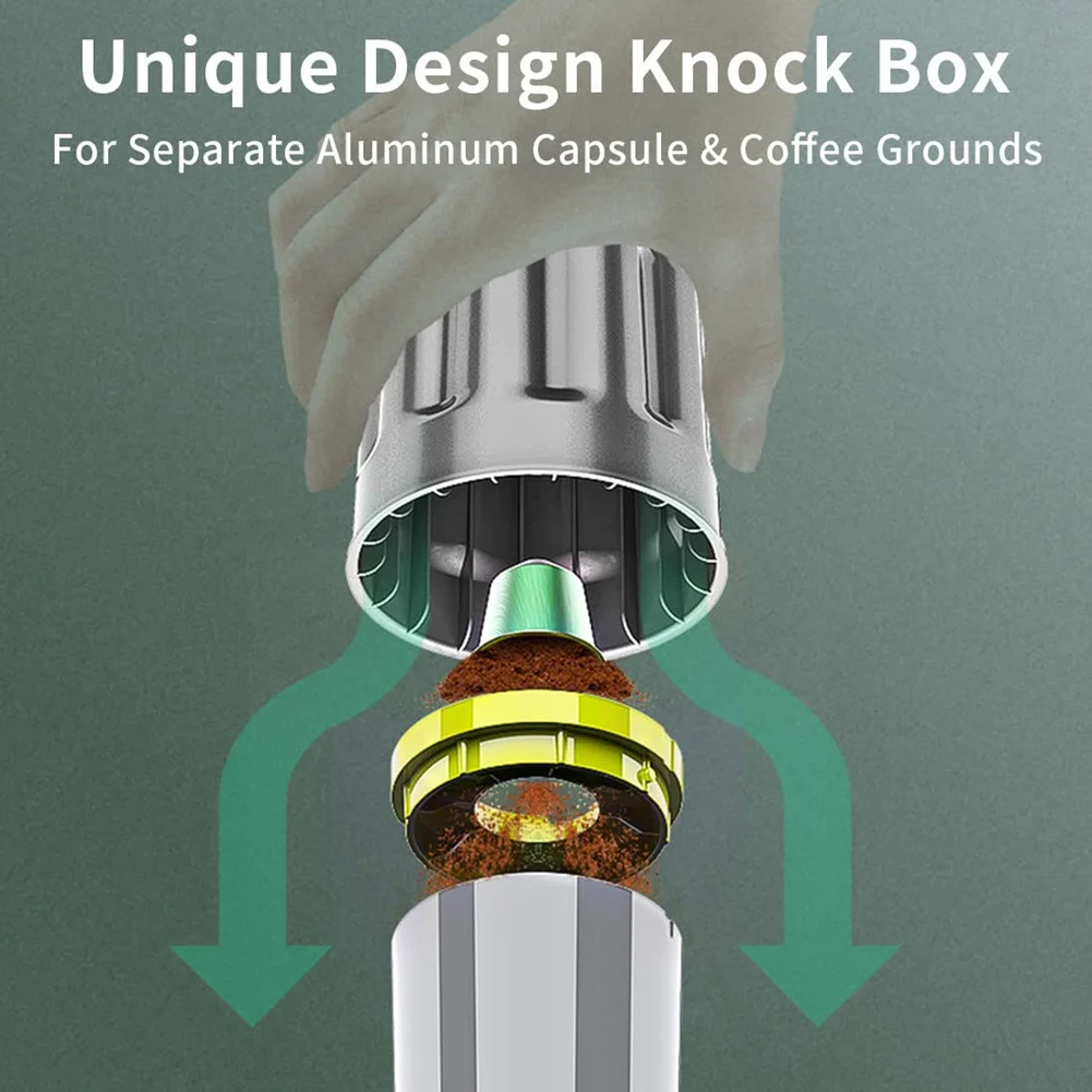 The New Aluminium Coffee Capsule Recycler Box Small Size Coffee Capsule Recycling Bucket Tool