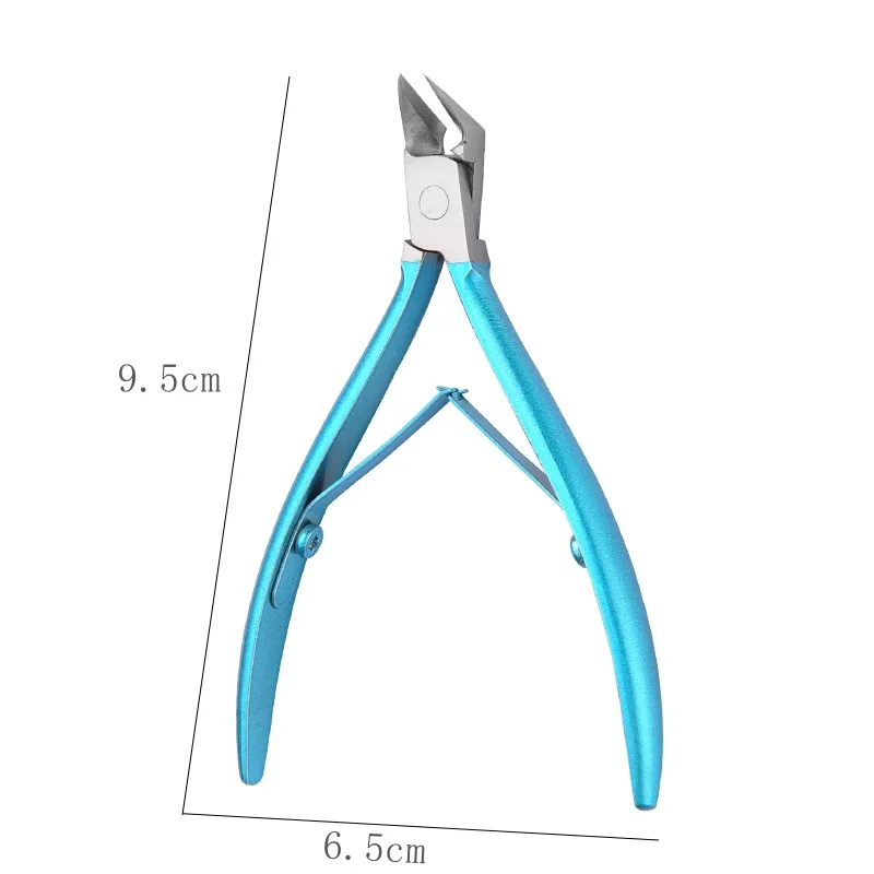 Cortador de unhas profissional de aço inoxidável, pinças para cutícula, tesoura para unhas encravadas, ferramenta de manicure para paroníquia