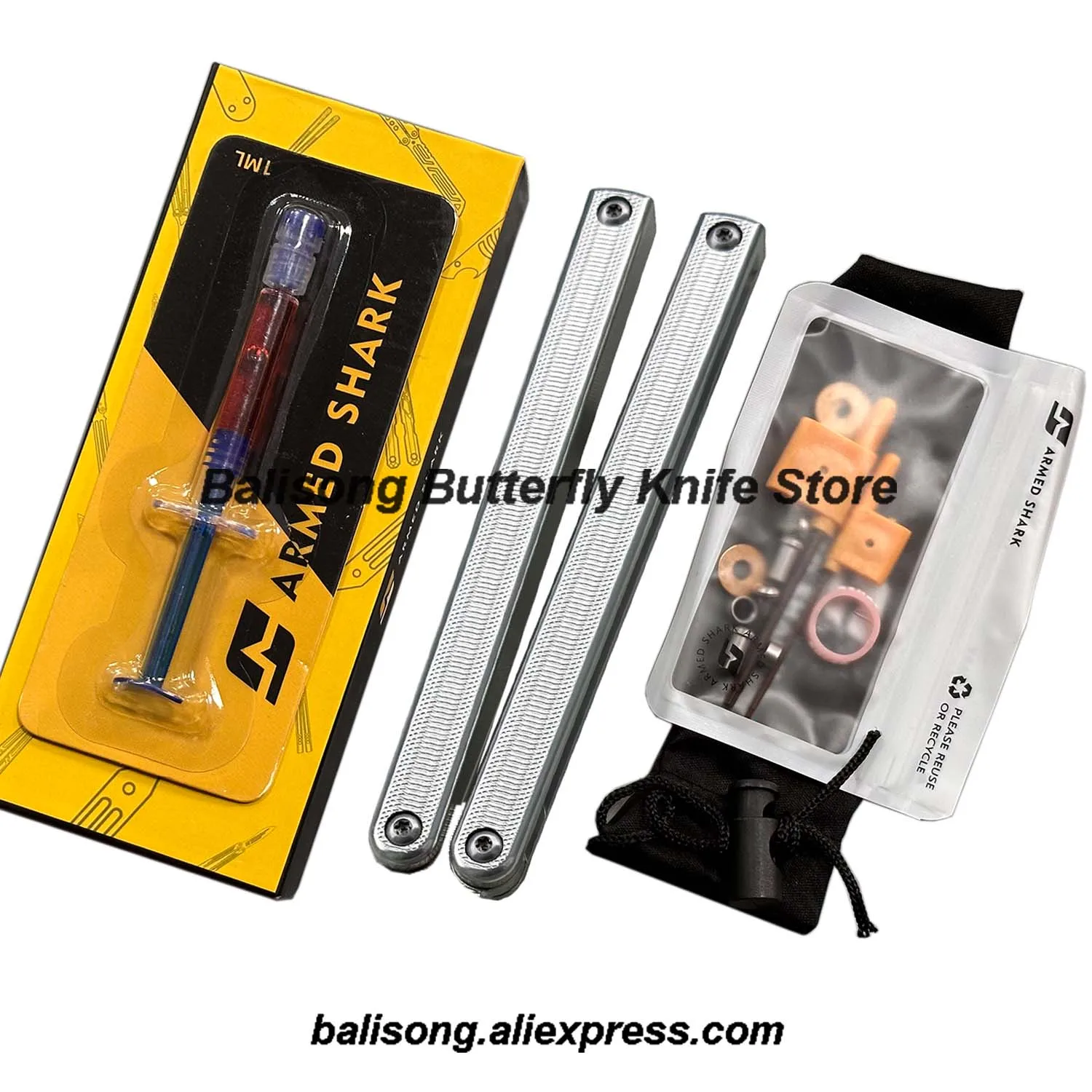 ARMED SHARK squiddy-al clon mango de aluminio 7075