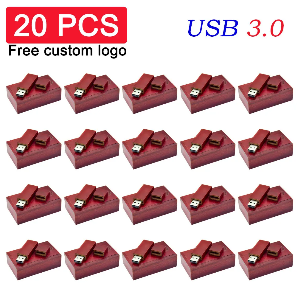 

20 шт./лот, деревянная коробка, флэш-накопители USB 3.0, 128 ГБ, бесплатный индивидуальный логотип, 64 ГБ, высокоскоростная карта памяти, 32 ГБ, 16 ГБ, 8 ГБ, 4 ГБ