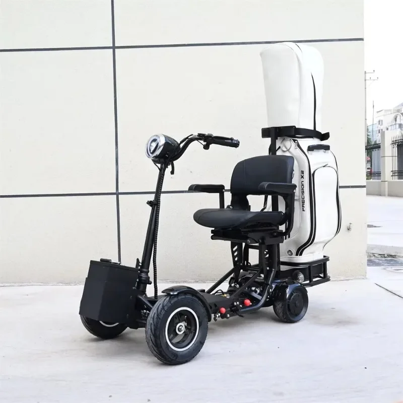 Efficiently and Quickly Install Foldable in Almost Any Car Electric Portable Personal Golf Cart