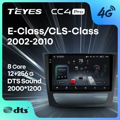 TEYES CC4 PRO For Mercedes Benz E Class S211 W211 2002 - 2009 CLS Class C219 2004 - 2010 CarPlay Android Auto 2DIN Autoradio Car play Radio Multimedia Stereo