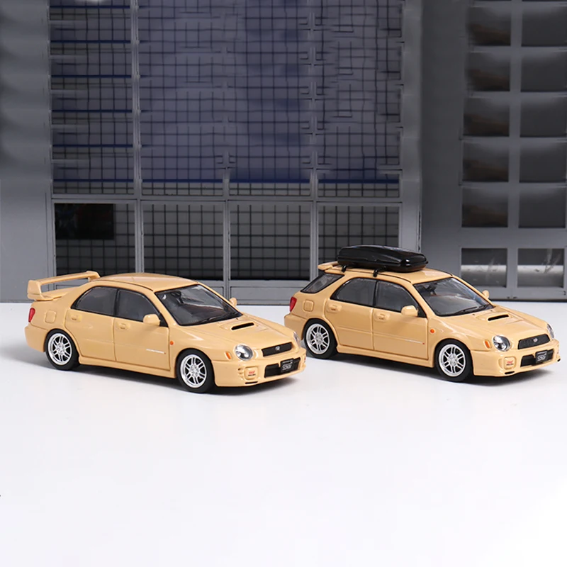 

Diecast Original 1:64 Scale Subaru Impreza WRX STI Exhibition Edition Simulation Alloy Car Model Display Collectible Toy Gift