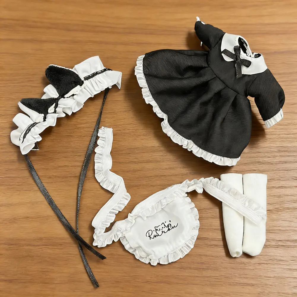 

For 1/8 BJD Doll 1/12 Ob11 Doll Pants Clothes Party Dress Doll Accessories Fashion Casual Suit Clothes for 11-17cm Doll