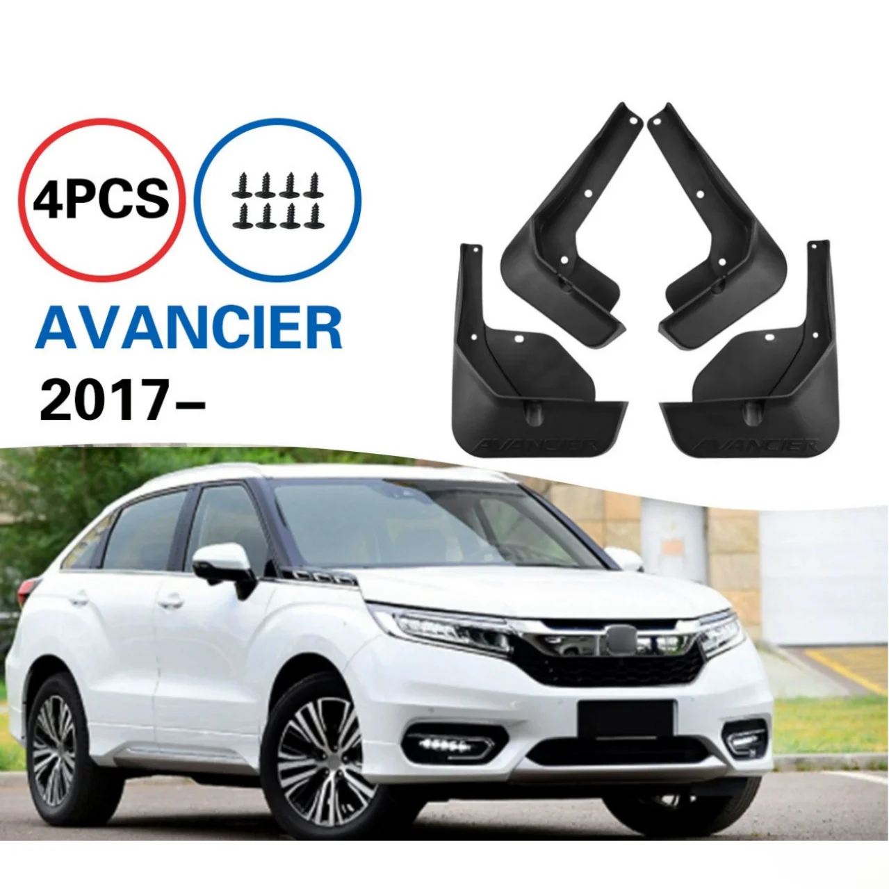 

Front Rear Fender For Honda Avancier 2016 2017 2018 2019 2020 2021 2022 Mudguard Mud Flaps Guard Splash Flap Mudguards