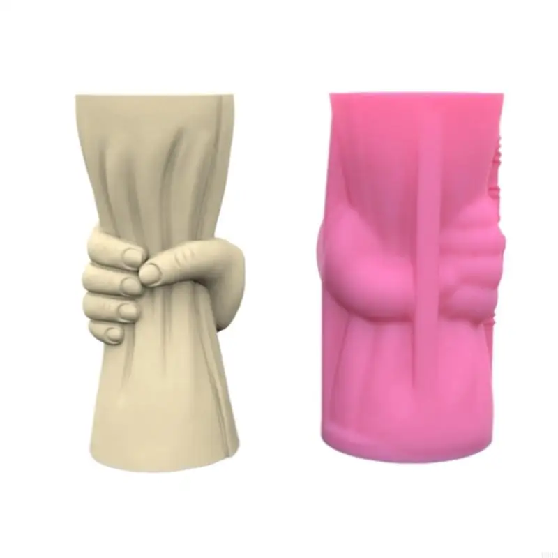 

U90E Crafting Moulds Hand Shaped Pencil Holder Moulds Suitable for DIY Flower Vase