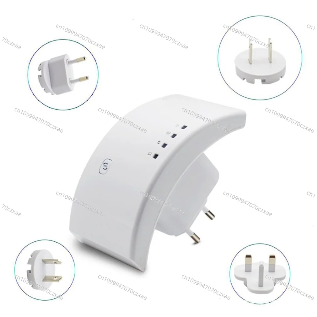 300Mbps WiFi Repeater, Wireless Signal Booster Range Extender for Home Use