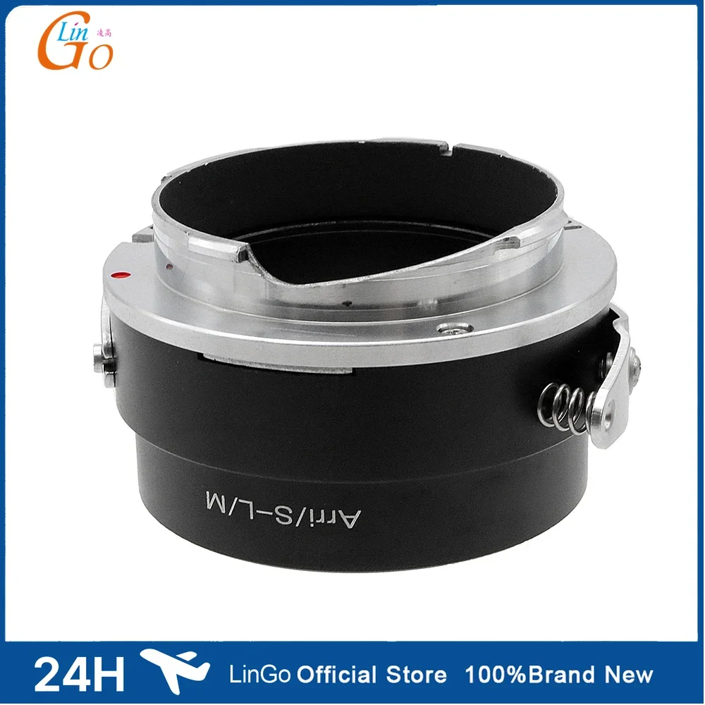 LinGo Metal Mount Lens Adapter Ring for ARRI Standard Mount Series Lens to Leica M Mount Cameras