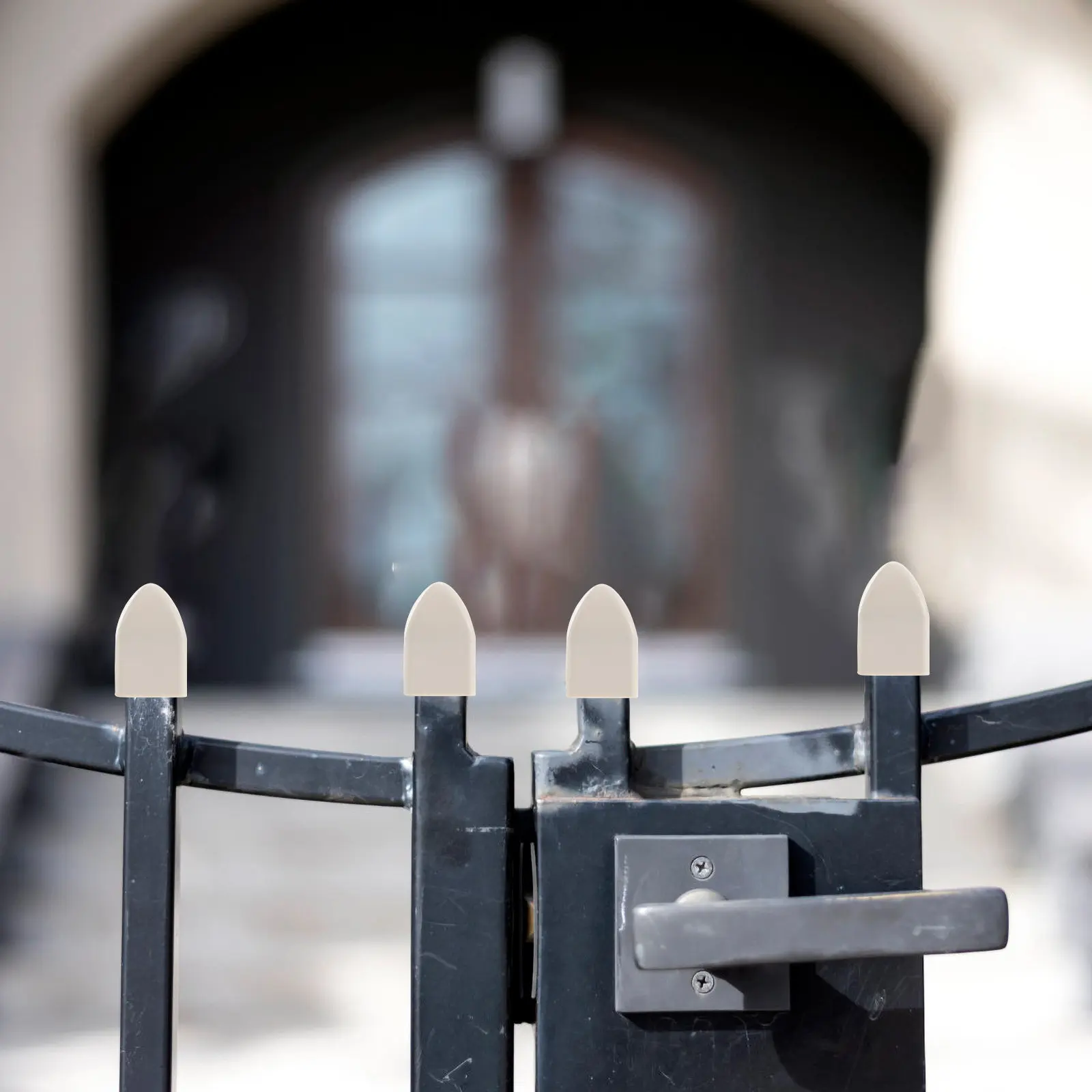 

50 шт. пластиковых защитных колпаков для столбов ограждений, усиленные, квадратные, для наружных ограждений, сменные, для защитных ограждений, заглушки для столбов