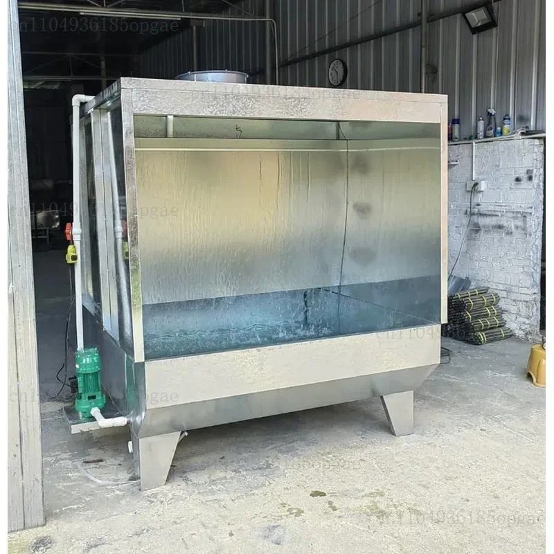 Environmental protection water curtain cabinet painting cabinet, water circulation painting table paint mist purification box