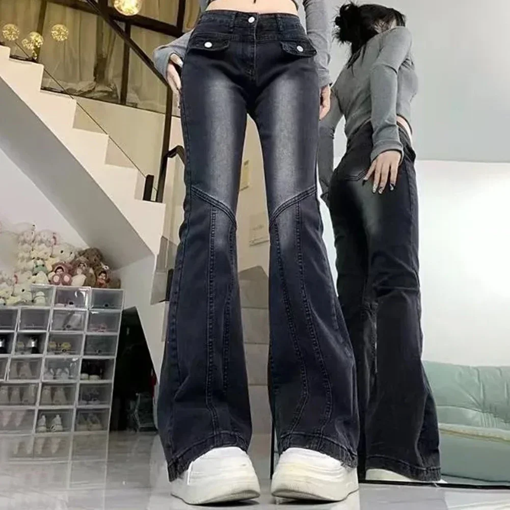 Commuting Daily Activities S XL Flared Pants Daily Wear Flared Bottoms Casual Pants All Season Wear Comfortable Fit
