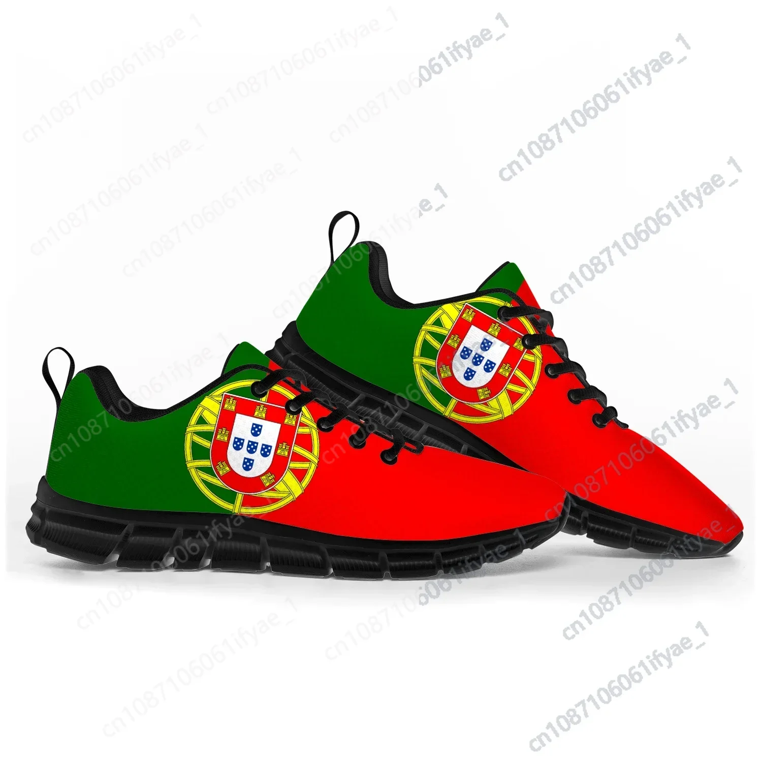 Portugal Flag Sports Shoes Mens Womens Teenager Kids Children Sneakers Portugal Casual Custom High Quality Couple Shoes