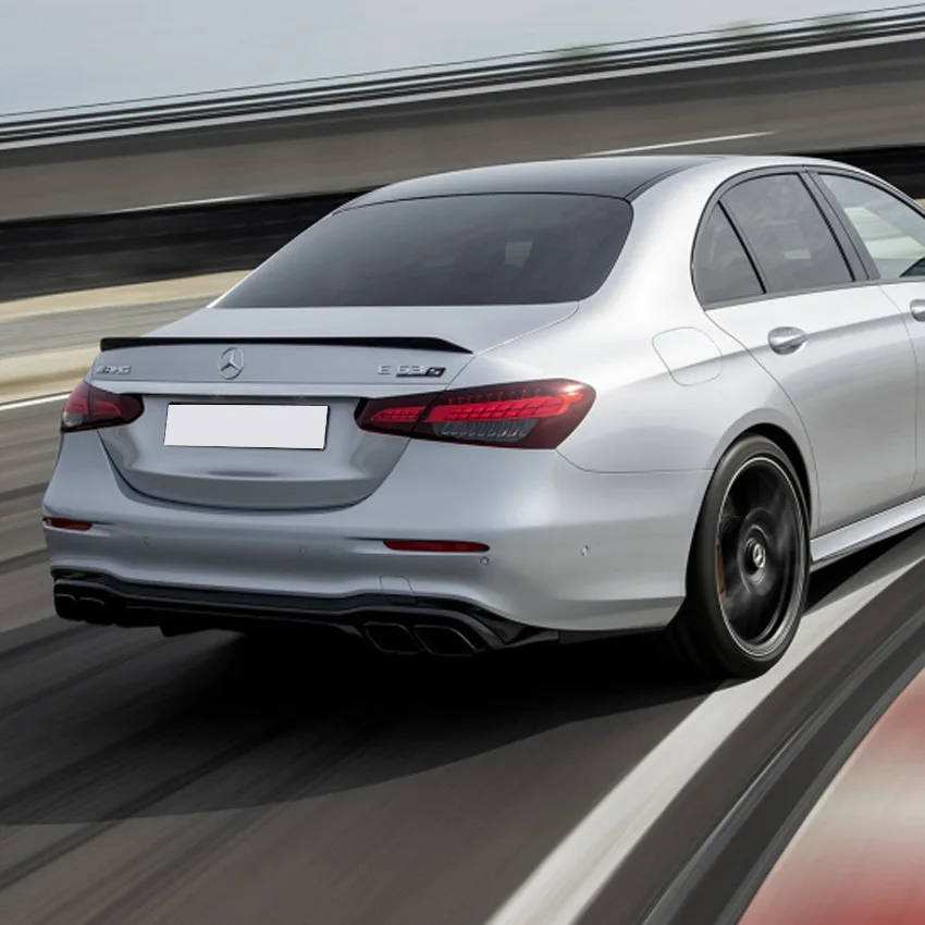 Подходит для E-Class W213 2021 + E260 E63S AMG объемная губа, хвост, горло, задняя губа, модификация спойлера
