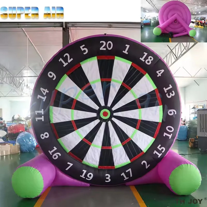 Popular sport meeting decoration made-to-order red inflatable target for sport