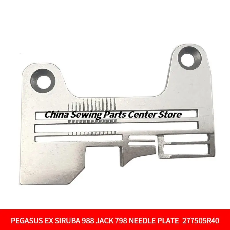 PEGASUS EX SIRUBA 988 JACK 798 Needle Plate 4 Threads Throte Plate 277505R40 EX5214 MX5214 Industrial Sewing Machine Parts