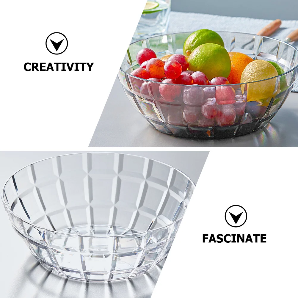 

Nut Large Mixing Bowl Reusable Plastic Food Container For Salad Fruit Storage Kitchen Tableware Hot Pot Basin Vegetable