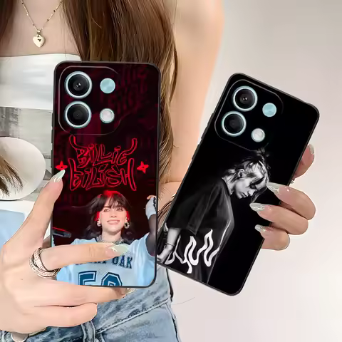 Mobile B-Billies Phone Case for Xiaomi POCO M6 M5 M4 M3 X7 X6 X5 X4 X3 F6 F5 F4 Pro GT 5G Black Cover Luxury Pretty