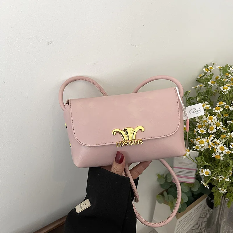 

Новое поступление 2026, женская сумка через плечо, текстурированная минималистичная сумка через плечо, уникальная стильная сумка с верхней ручкой для повседневного использования и офиса