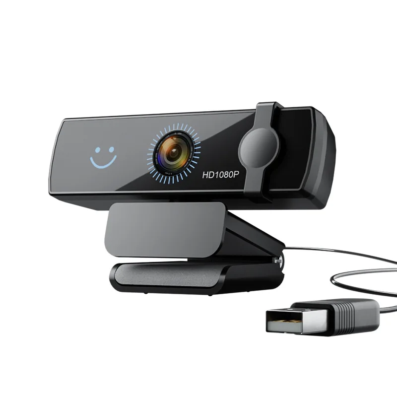 Computer USB camera, facial recognition, 1080P plug-and-play, with microphone