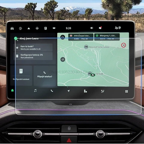 Защитное стекло из закаленного стекла для Skoda Kodiaq ii 2024 2025 13-дюймовая защитная пленка для подтяжки лица, надуктовая GPS-навигация