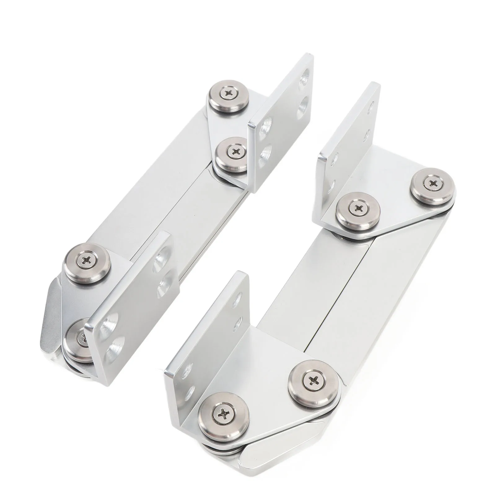 

Boat Foldable Seat Hinge Polished Finish Aluminum Alloy Anti Pinch Enhanced Safety Boat Seat Mounting Hinge 1 Pair for Pontoon