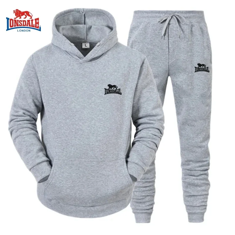 Besticktes Kamel-Hoodie-Set für Herren und Damen im Frühjahr und Herbst, neues modisches und lässiges Outdoor-Sport-Jogging-Set